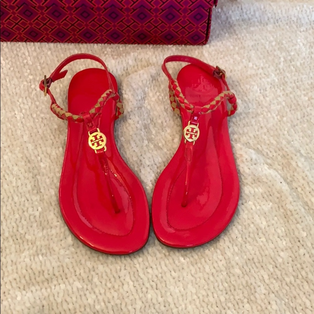 Tory Burch sandals hot pink size 6